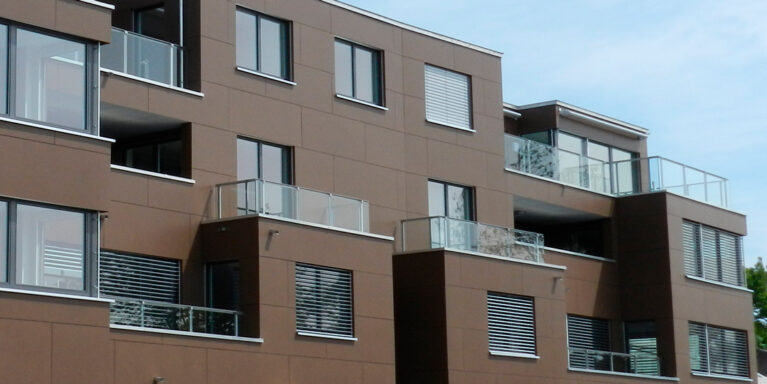 Fassade eines Hauses in Stäfa