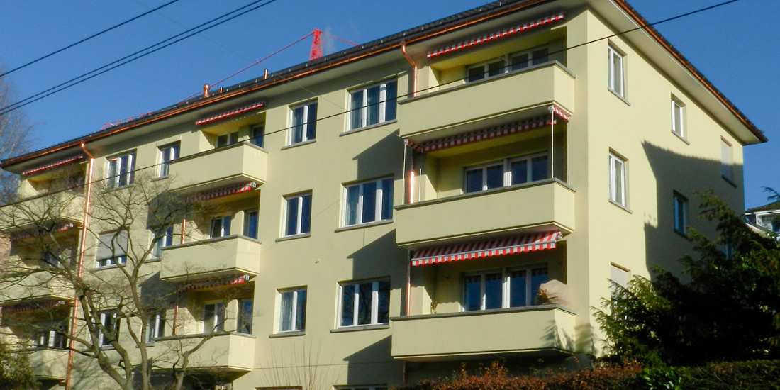 Geb&auml;ude nach der Gesamtsanierung durch die Rolf Schlagenhauf AG