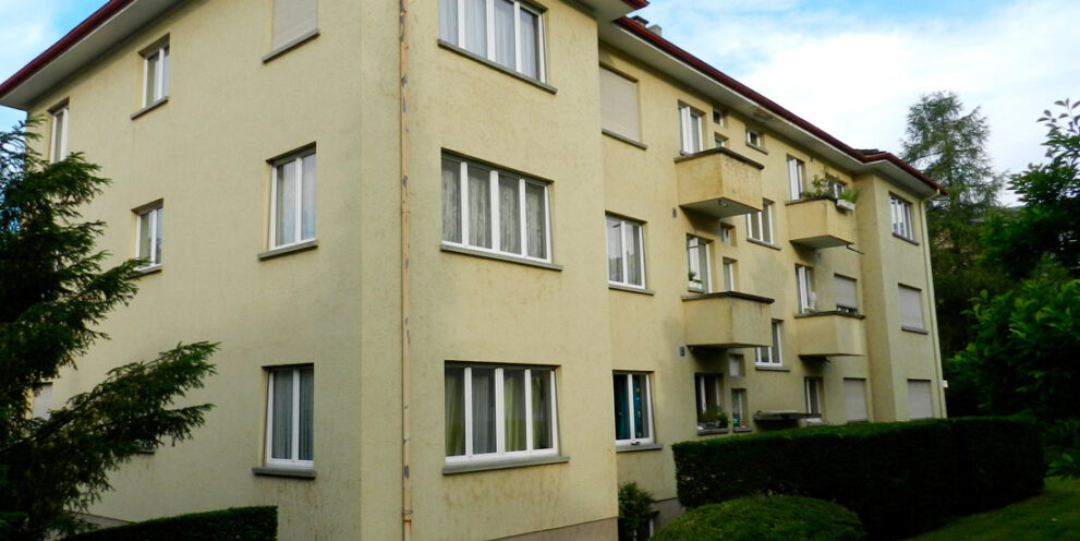 Gebäude vor der Gesamtsanierung durch die Rolf Schlagenhauf AG